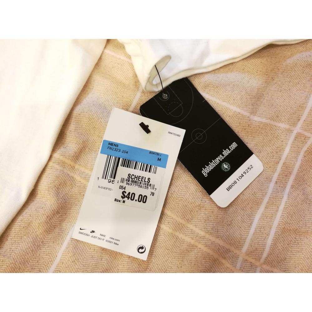 (全新現貨) Nike NBA 明尼蘇達灰狼 Anthony Edwards 23/24 復古版 背號短T (Sz.M)-細節圖9