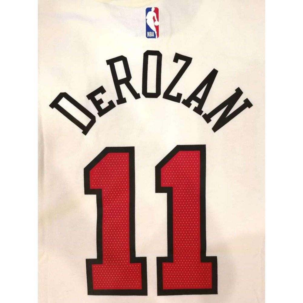 (全新現貨) Nike NBA 芝加哥公牛 DeMar DeRozan 23/24 聯盟版 背號短T (Sz. M)-細節圖6