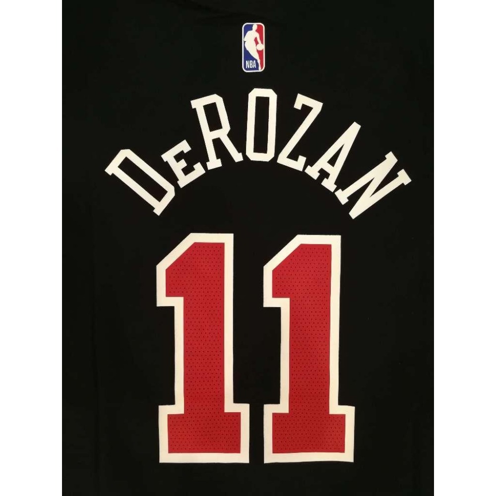 (全新現貨) Nike NBA 芝加哥公牛 DeMar DeRozan 23/24 城市版 背號短T (Sz. M)-細節圖6