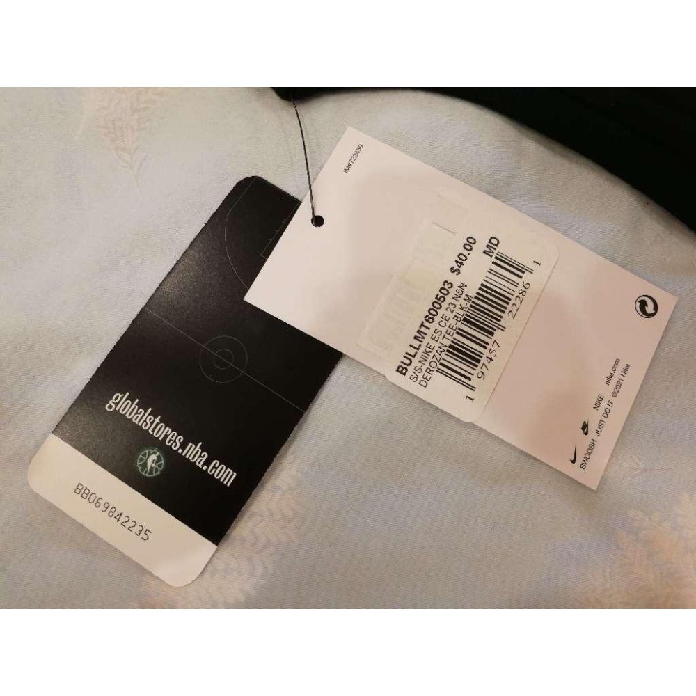 (全新現貨) Nike NBA 芝加哥公牛 DeMar DeRozan 23/24 城市版 背號短T (Sz. M)-細節圖9