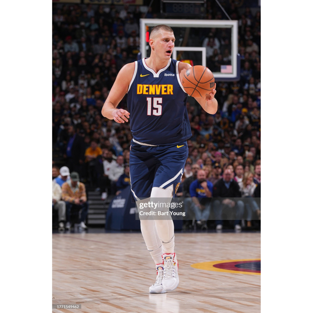 (全新現貨) Nike NBA 丹佛金塊 Nikola Jokic 23/24 經典版 背號短T (Sz. M)-細節圖3