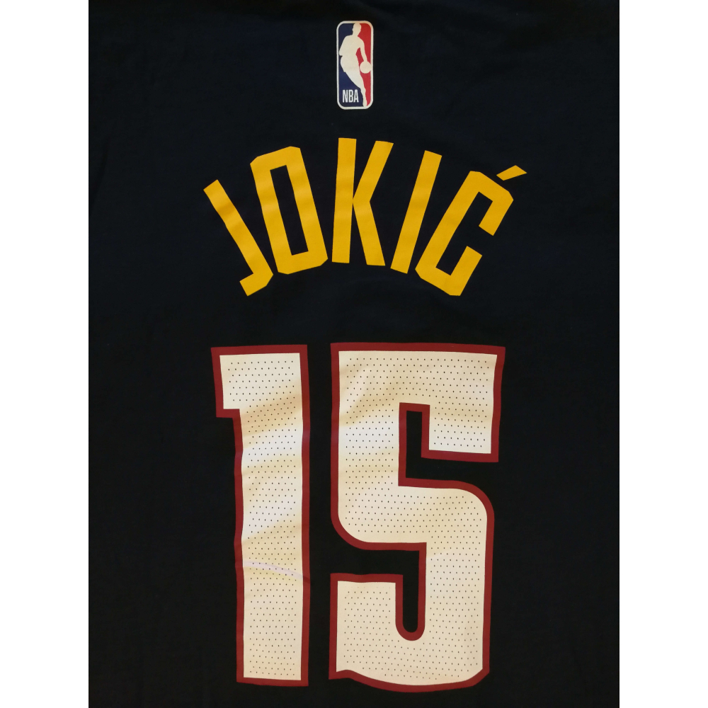 (全新現貨) Nike NBA 丹佛金塊 Nikola Jokic 23/24 經典版 背號短T (Sz. M)-細節圖6