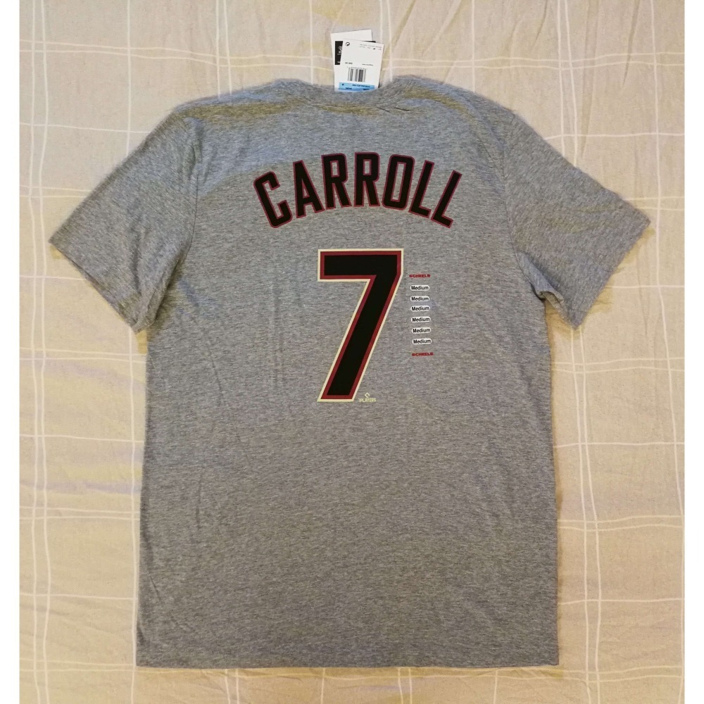 (全新現貨) Nike MLB 亞利桑那響尾蛇 Corbin Carroll 2023 客場 背號短T (Sz. M)-細節圖2