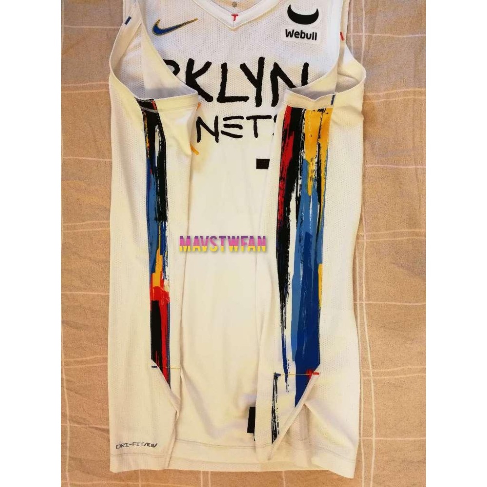 (全新現貨) Nike Kevin Durant 布魯克林籃網 22/23 城市版 AU 球衣 (場館限定原生贊助標)-細節圖7