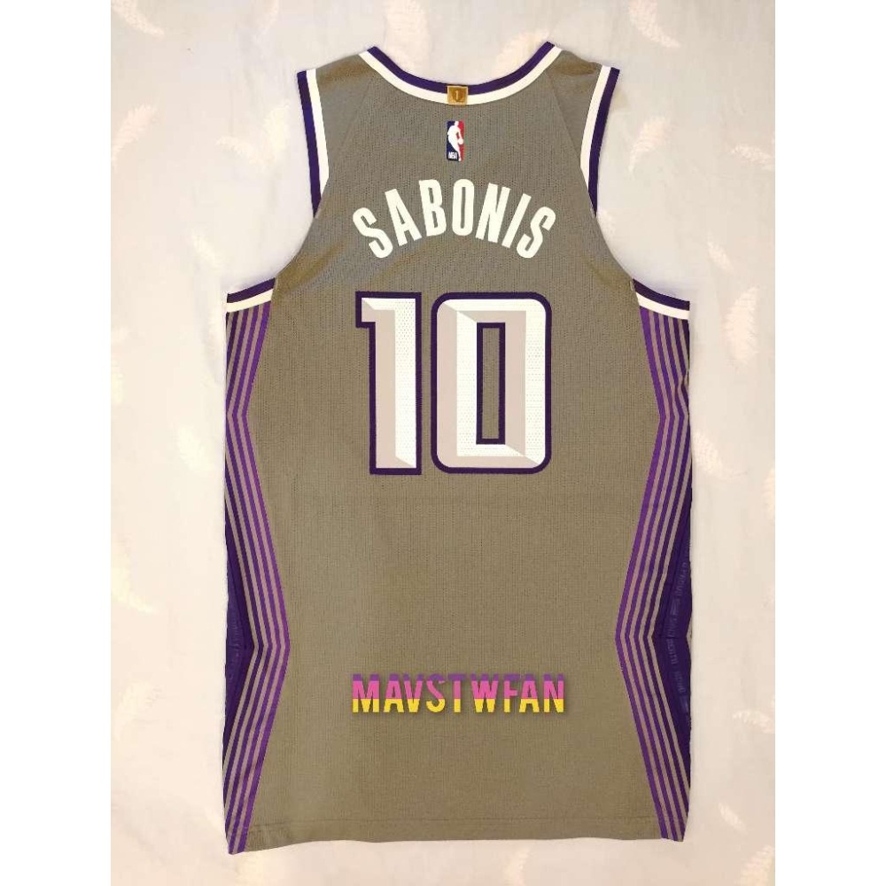 (全新現貨) Nike Domantas Sabonis 國王 22/23 城市版 G底板球衣 (46+4，原生贊助標)-細節圖2