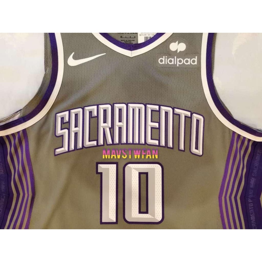 (全新現貨) Nike Domantas Sabonis 國王 22/23 城市版 G底板球衣 (46+4，原生贊助標)-細節圖4