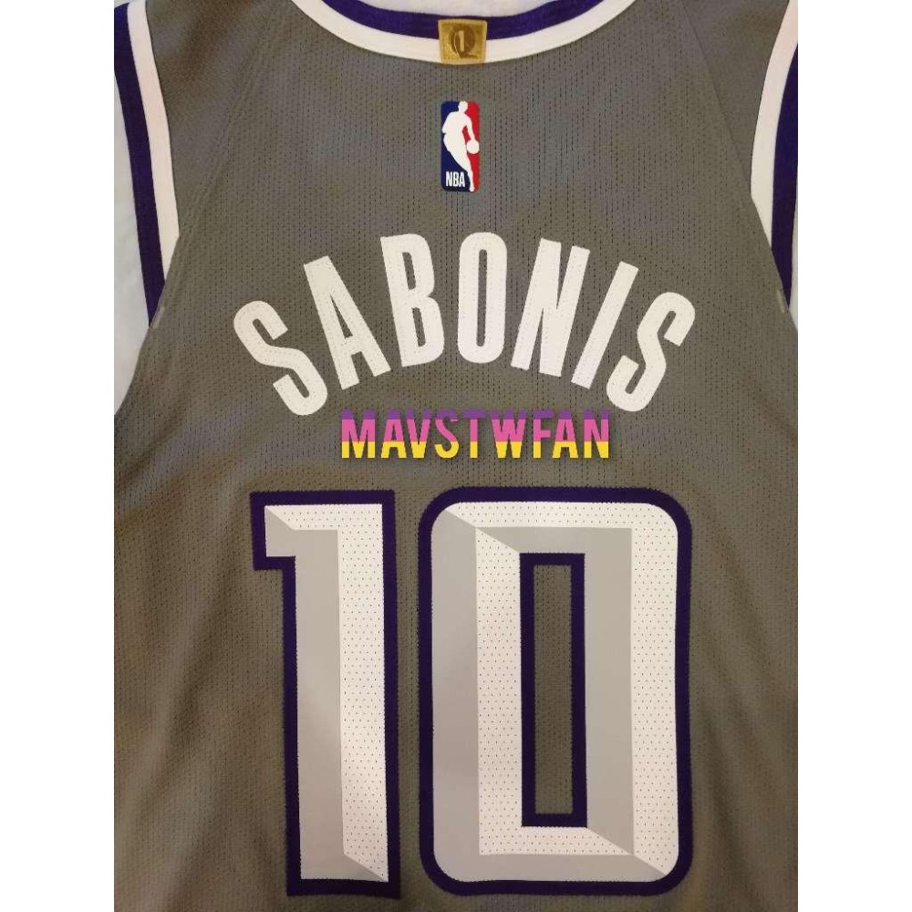 (全新現貨) Nike Domantas Sabonis 國王 22/23 城市版 G底板球衣 (46+4，原生贊助標)-細節圖5