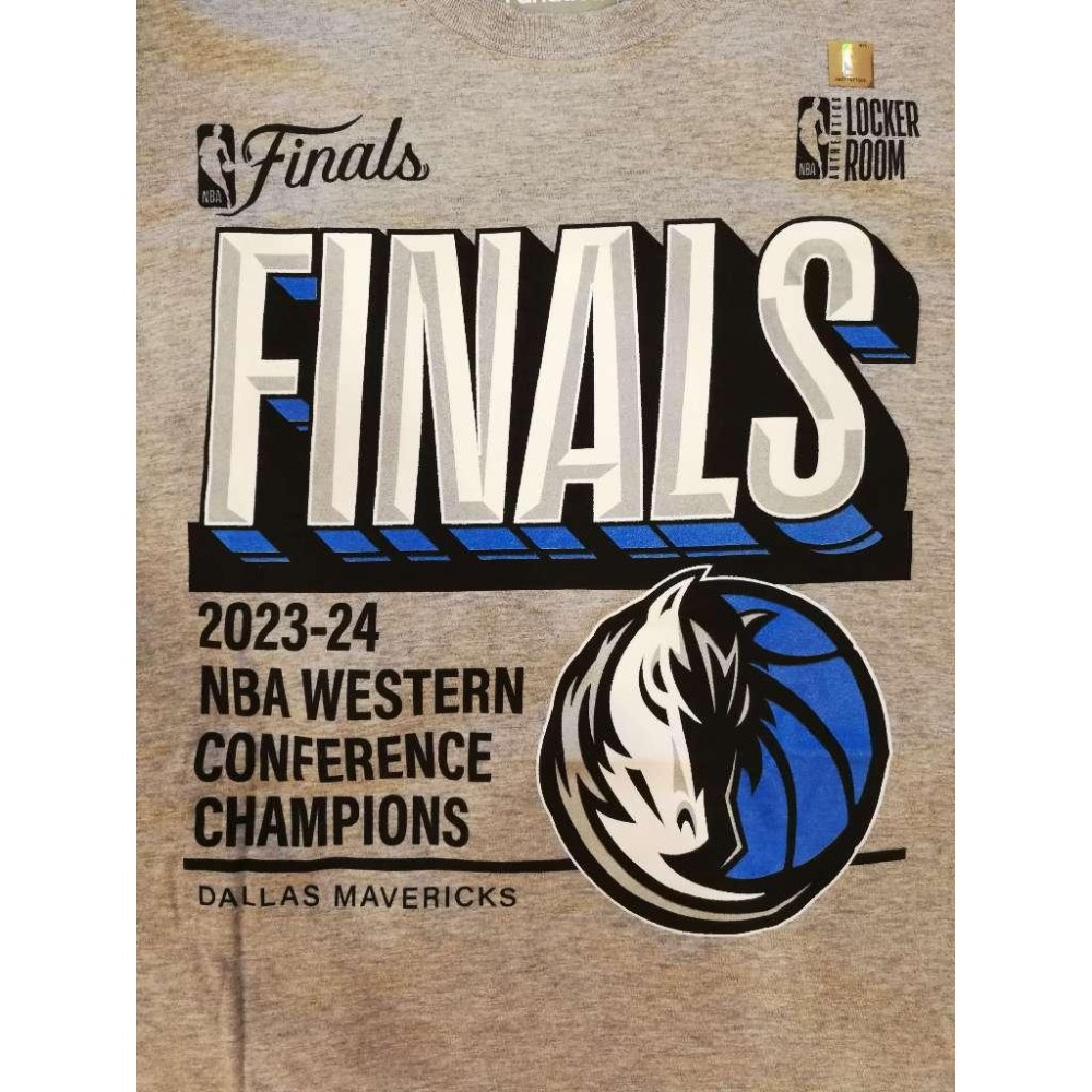 (新鮮現貨) Fanatics NBA 達拉斯獨行俠 2024 西區冠軍紀念短 T (Sz. M)-細節圖5