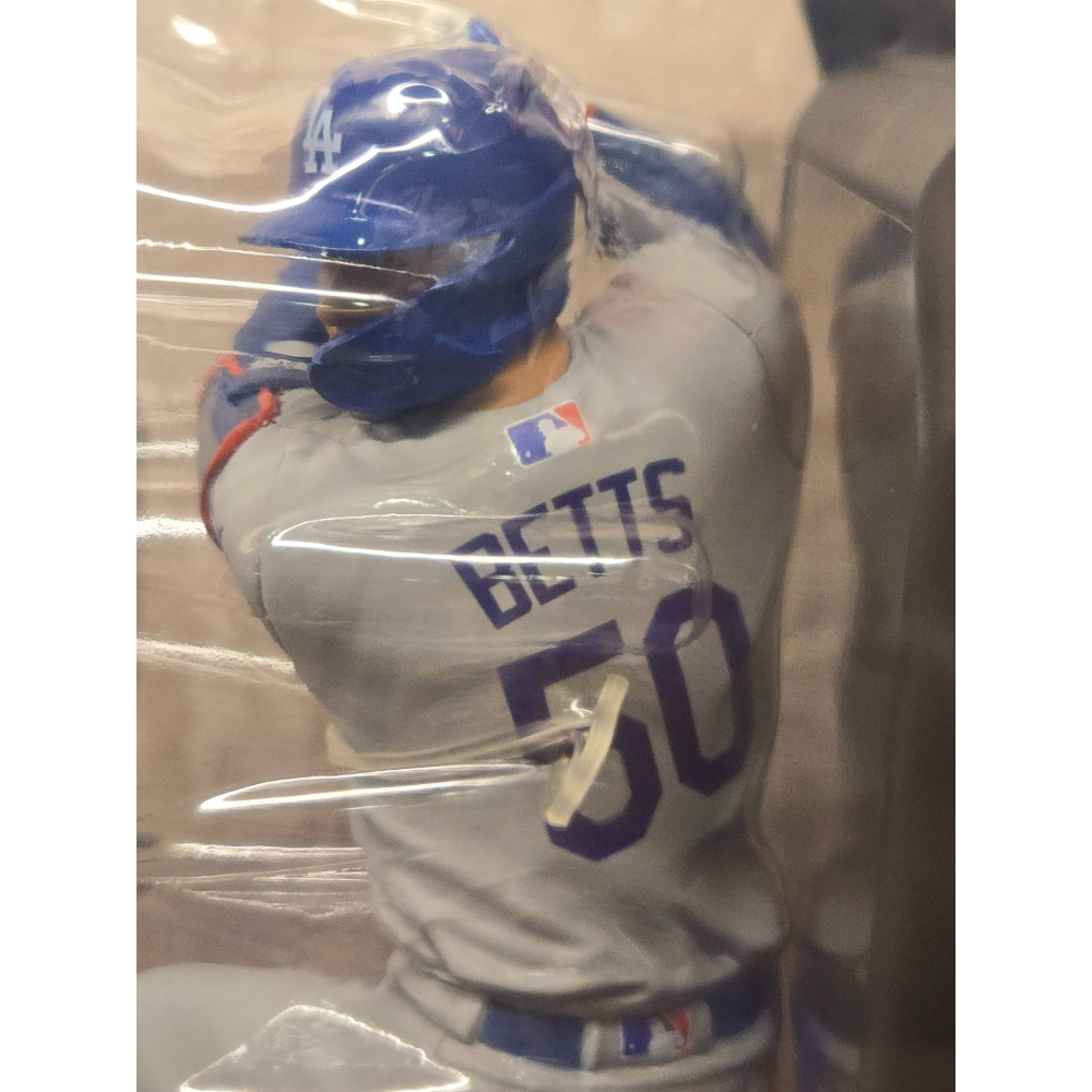 (最後一盒) 麥法蘭 MLB 2024 洛杉磯道奇 Mookie Betts「灰衣限定」6吋運動人偶-細節圖6