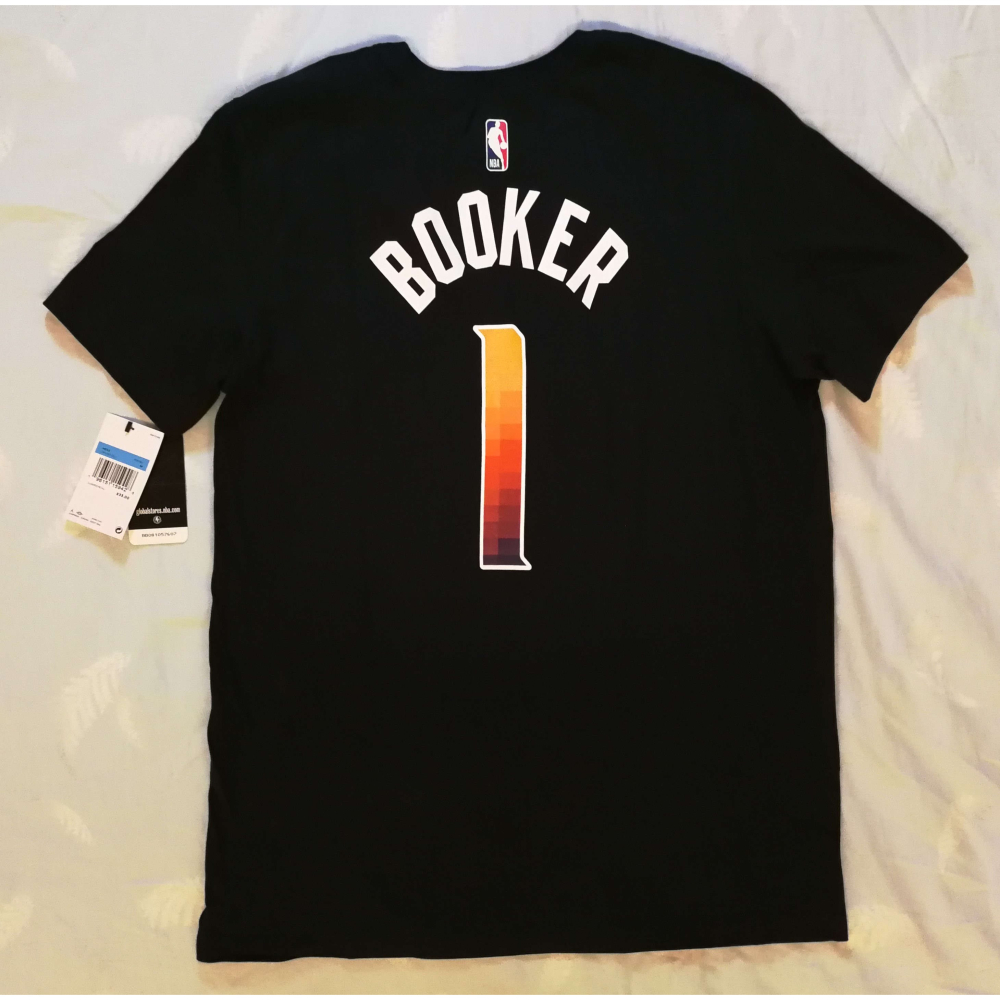 (全新特價) Nike NBA 鳳凰城太陽 Devin Booker 24/25 宣告版 背號 T (Sz. M)-細節圖2