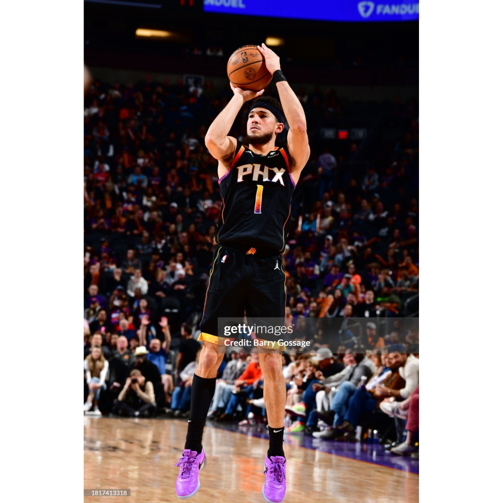 (全新特價) Nike NBA 鳳凰城太陽 Devin Booker 24/25 宣告版 背號 T (Sz. M)-細節圖3