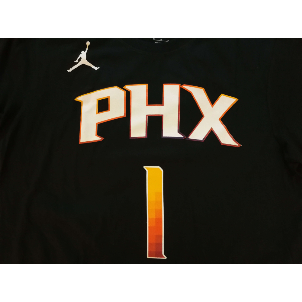 (全新特價) Nike NBA 鳳凰城太陽 Devin Booker 24/25 宣告版 背號 T (Sz. M)-細節圖5