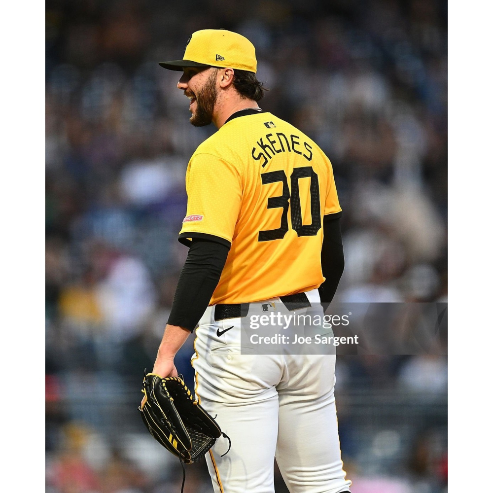 (全新現貨) Nike MLB 匹茲堡海盜 Paul Skenes 2025 城市版 背號短T (Sz. M)-細節圖4