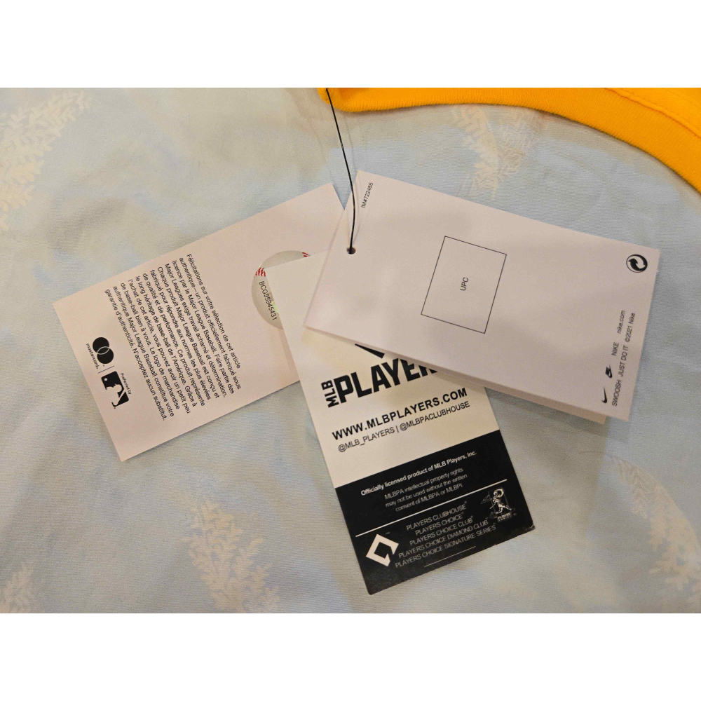 (全新現貨) Nike MLB 匹茲堡海盜 Paul Skenes 2025 城市版 背號短T (Sz. M)-細節圖9