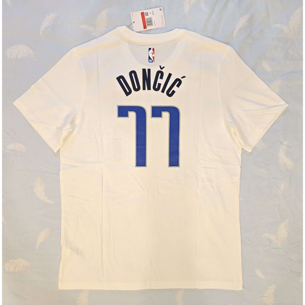 (出清特價) Nike NBA 達拉斯獨行俠 Luka Doncic 24/25 聯盟版 背號短T (Sz. L)-細節圖2