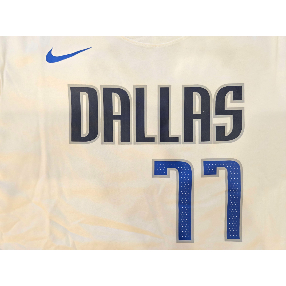 (出清特價) Nike NBA 達拉斯獨行俠 Luka Doncic 24/25 聯盟版 背號短T (Sz. L)-細節圖5
