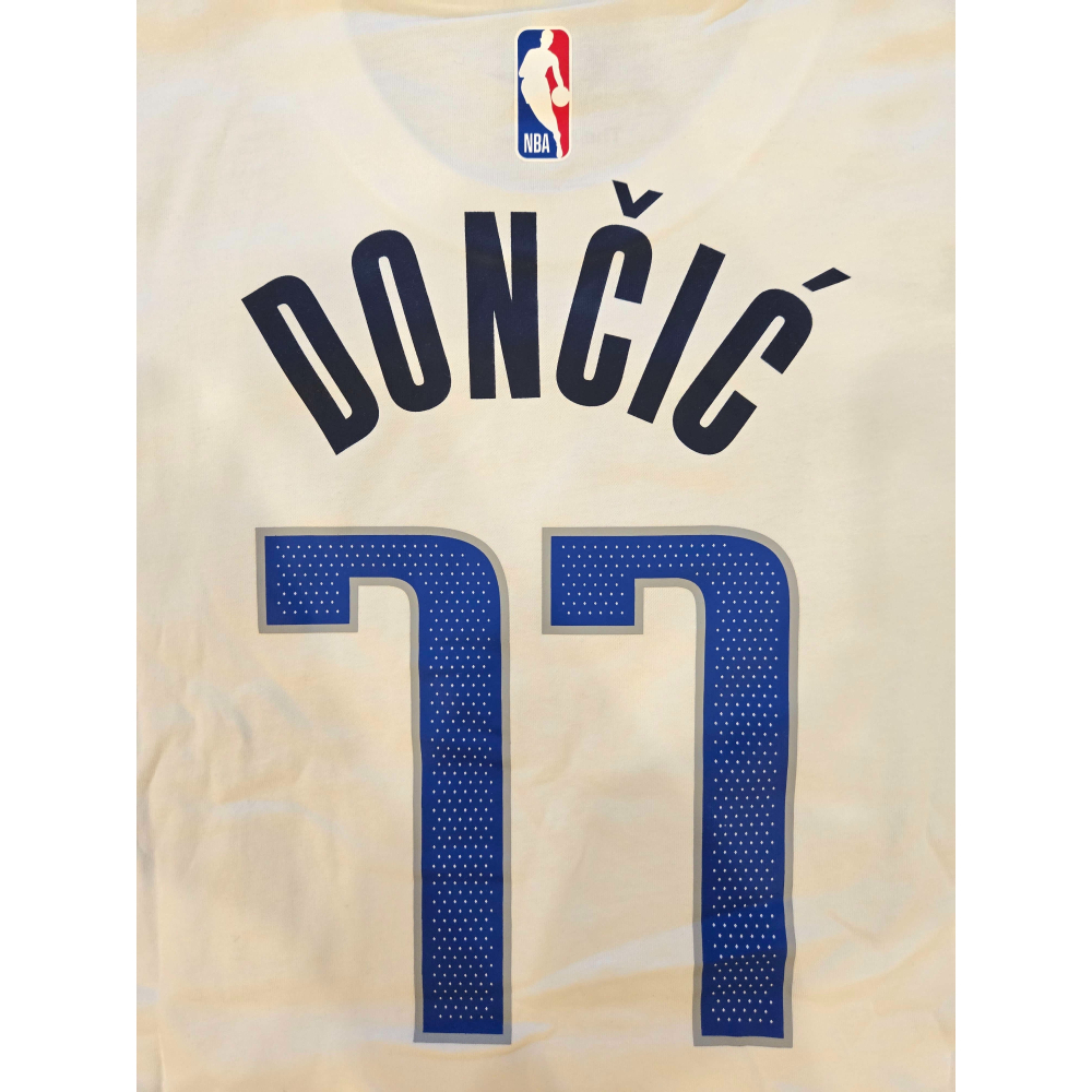 (出清特價) Nike NBA 達拉斯獨行俠 Luka Doncic 24/25 聯盟版 背號短T (Sz. L)-細節圖6
