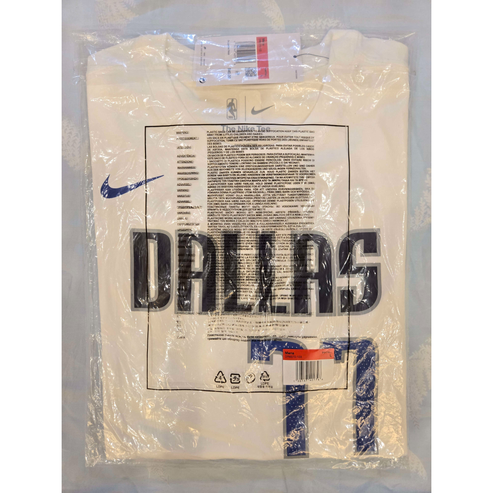 (出清特價) Nike NBA 達拉斯獨行俠 Luka Doncic 24/25 聯盟版 背號短T (Sz. L)-細節圖10