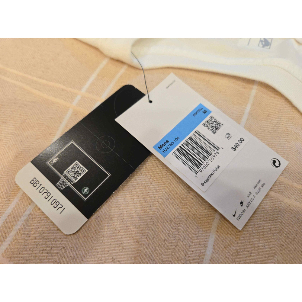 (全新現貨) Nike NBA 明尼蘇達灰狼 Anthony Edwards 24/25 城市版 背號短T (Sz.M-細節圖9