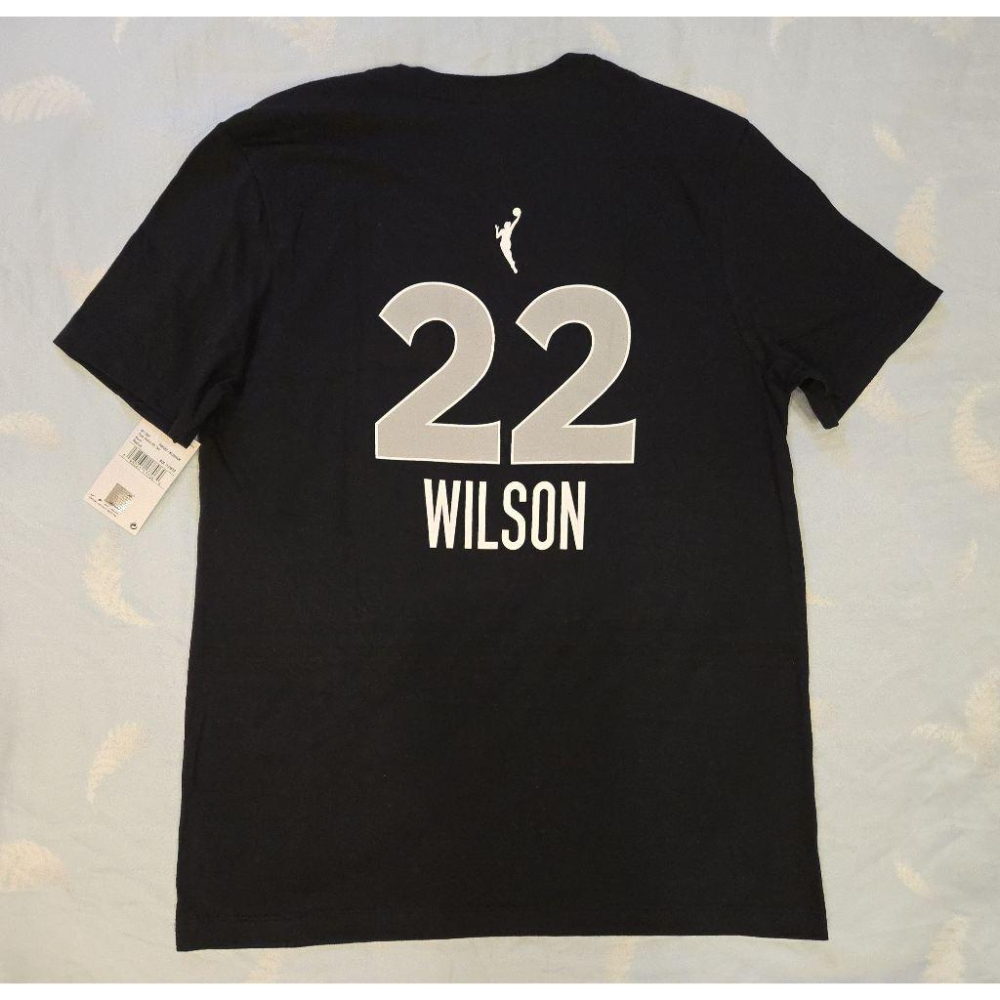 (全新現貨) Nike WNBA 拉斯維加斯王牌 A＇ja Wilson 2025 探險者版 背號短T (Sz. M)-細節圖2