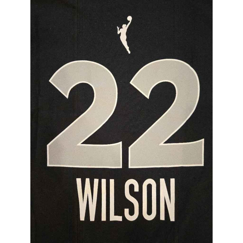 (全新現貨) Nike WNBA 拉斯維加斯王牌 A＇ja Wilson 2025 探險者版 背號短T (Sz. M)-細節圖6