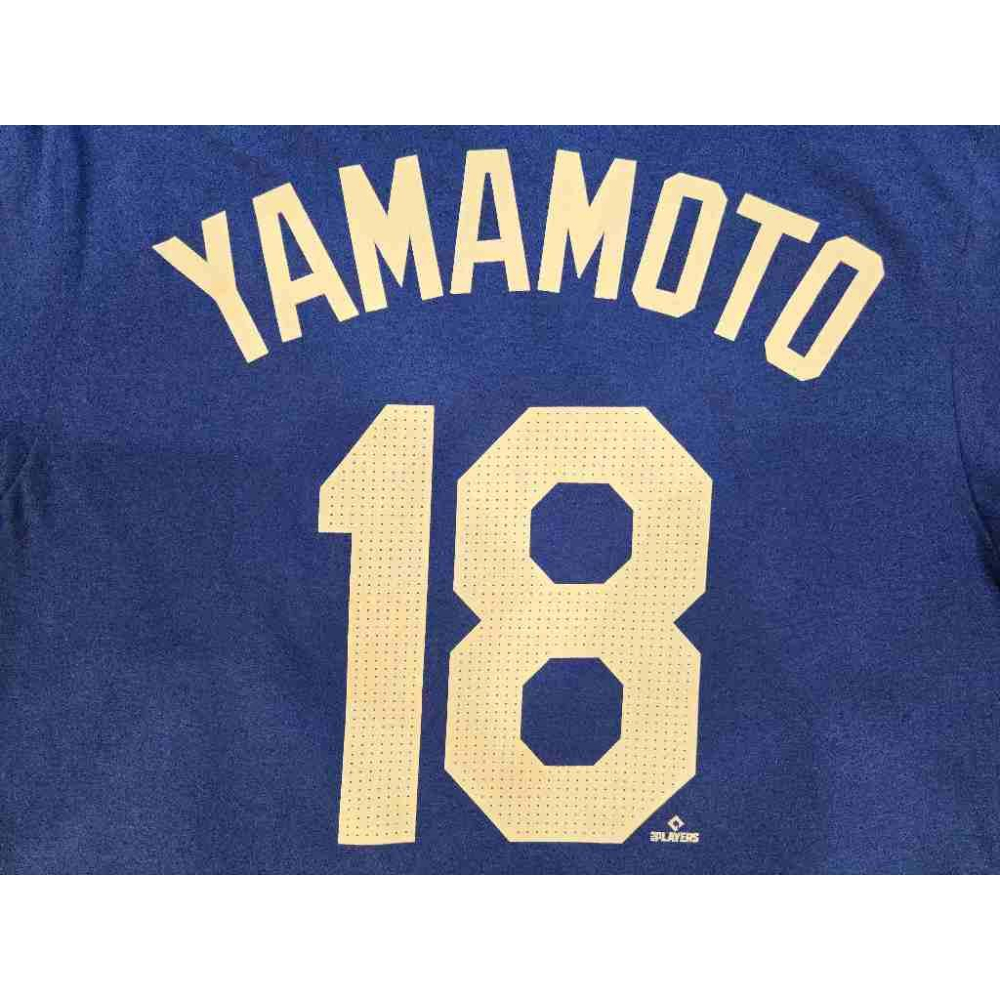 (最後一件) Nike MLB 洛杉磯道奇 Yamamoto 山本由伸 2025 世界大賽冠軍 背號短T (Sz. M)-細節圖6