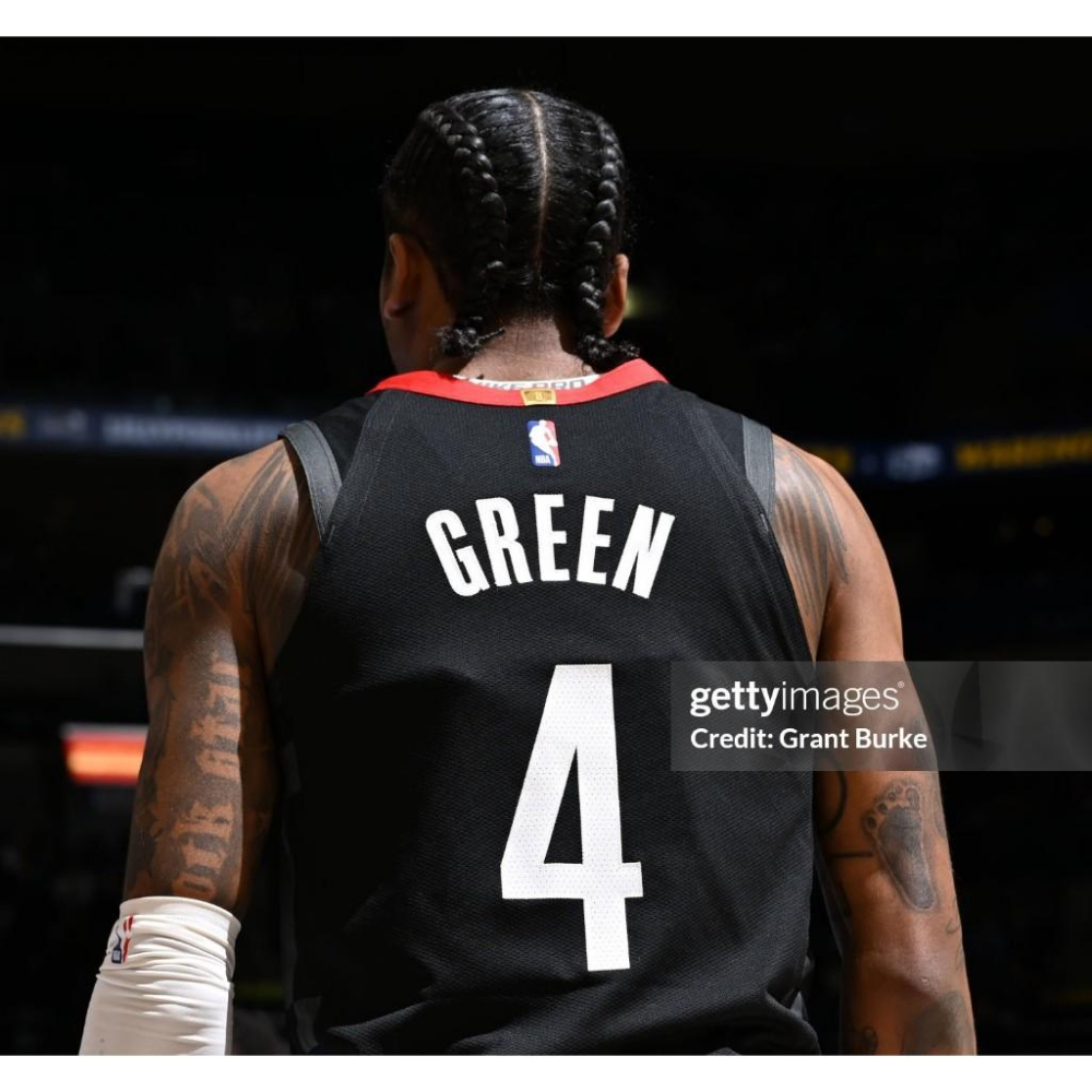 (出清特價) Nike NBA 休士頓火箭 Jalen Green 23/24 宣告版 背號短T (Sz. M)-細節圖4