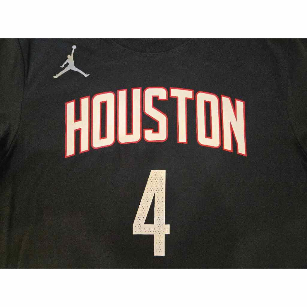 (出清特價) Nike NBA 休士頓火箭 Jalen Green 23/24 宣告版 背號短T (Sz. M)-細節圖5