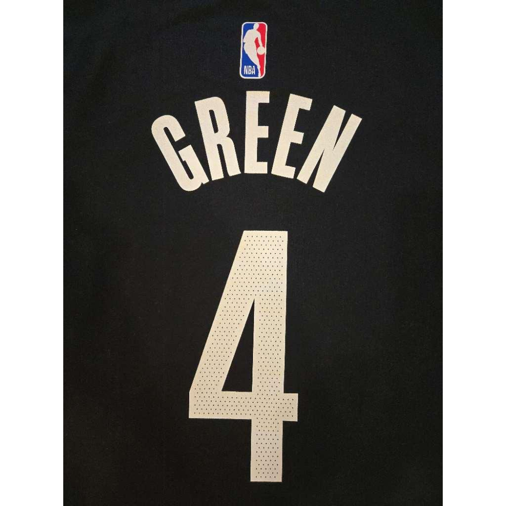 (出清特價) Nike NBA 休士頓火箭 Jalen Green 23/24 宣告版 背號短T (Sz. M)-細節圖6