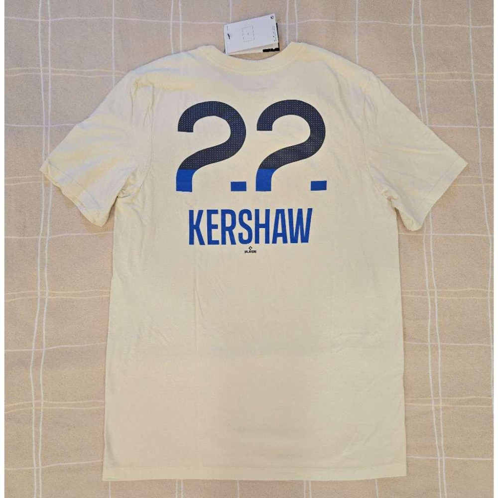 (全新現貨) Nike MLB 洛杉磯道奇 Clayton Kershaw 2025 城市版 背號短T (Sz. M)-細節圖2