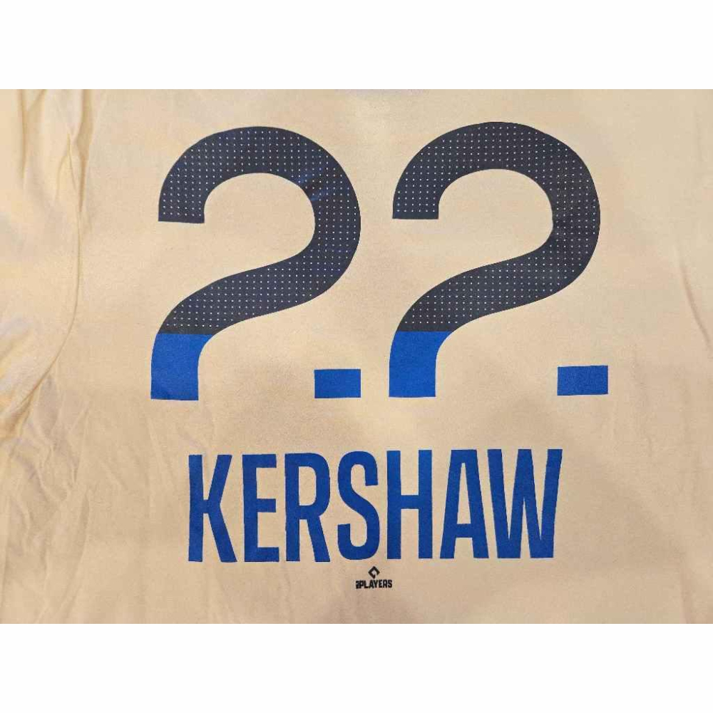 (全新現貨) Nike MLB 洛杉磯道奇 Clayton Kershaw 2025 城市版 背號短T (Sz. M)-細節圖6