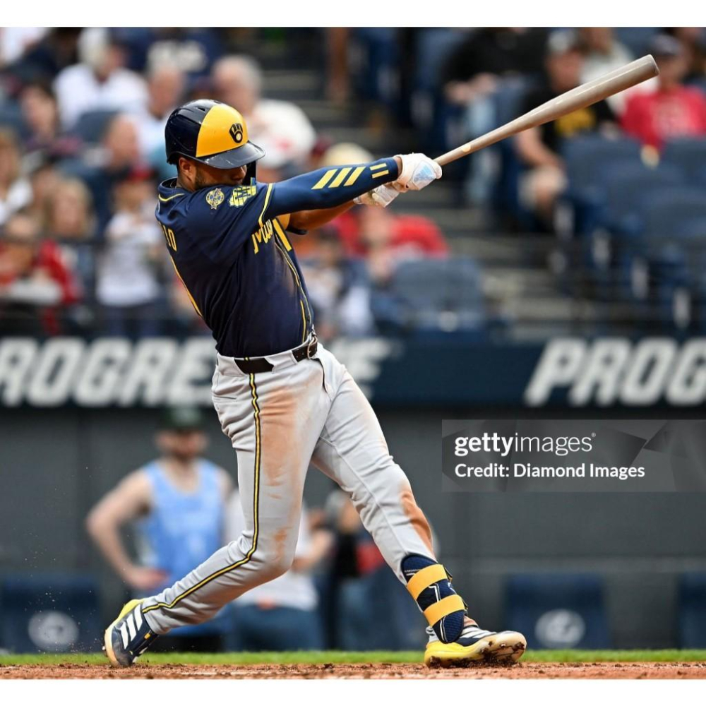 (全新現貨) 麥法蘭 MLB 2025 密爾瓦基釀酒人 Jackson Chourio「深藍衣普版」6 吋運動人偶-細節圖2