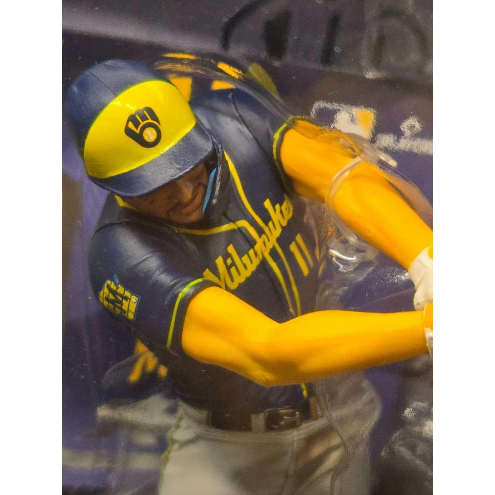 (全新現貨) 麥法蘭 MLB 2025 密爾瓦基釀酒人 Jackson Chourio「深藍衣普版」6 吋運動人偶-細節圖5