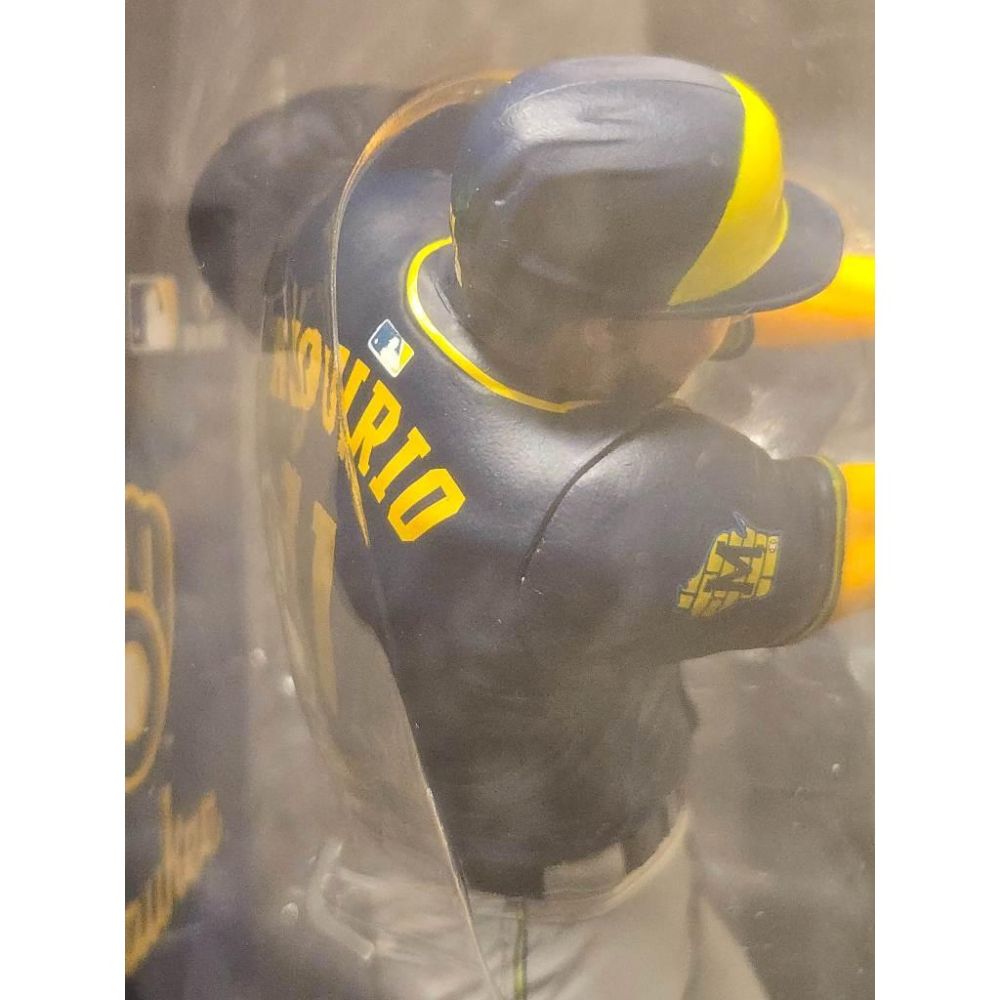 (全新現貨) 麥法蘭 MLB 2025 密爾瓦基釀酒人 Jackson Chourio「深藍衣普版」6 吋運動人偶-細節圖6