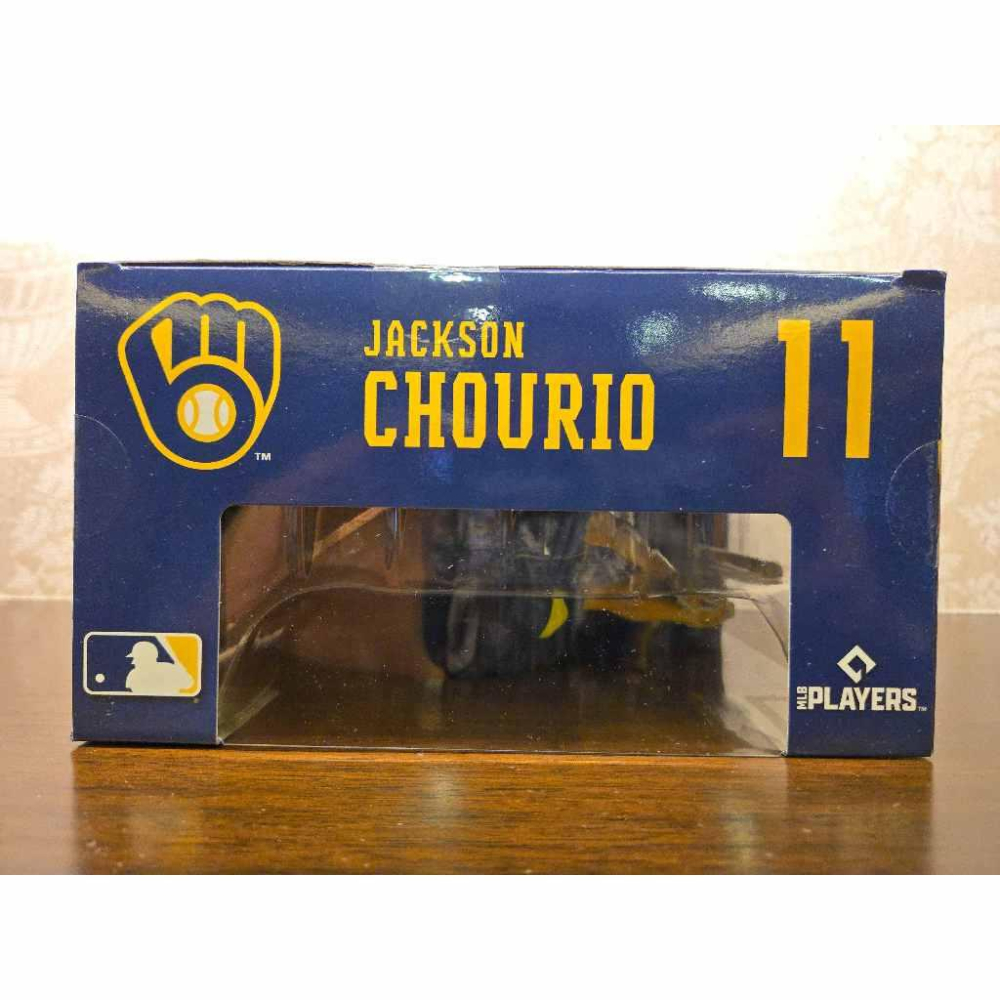 (全新現貨) 麥法蘭 MLB 2025 密爾瓦基釀酒人 Jackson Chourio「深藍衣普版」6 吋運動人偶-細節圖8