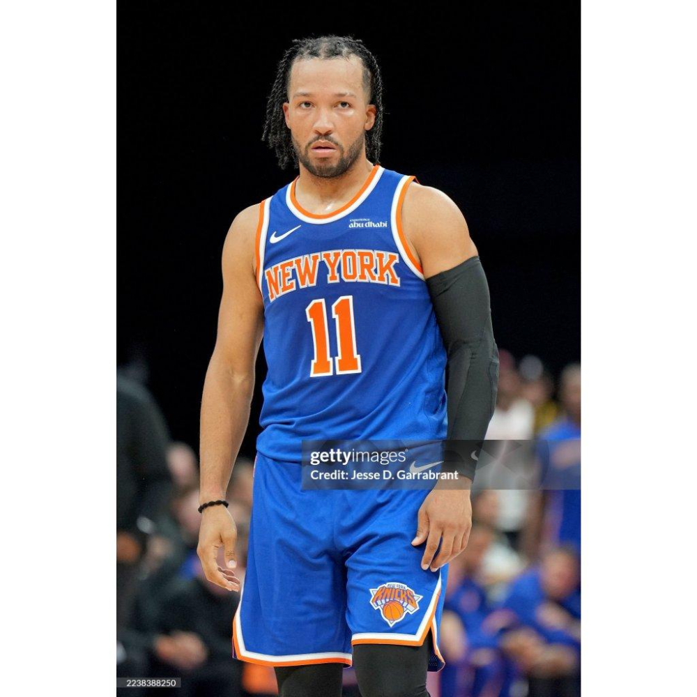 (全新現貨) Nike NBA 紐約尼克 Jalen Brunson 25/26 經典版 背號短T (Sz. M)-細節圖3