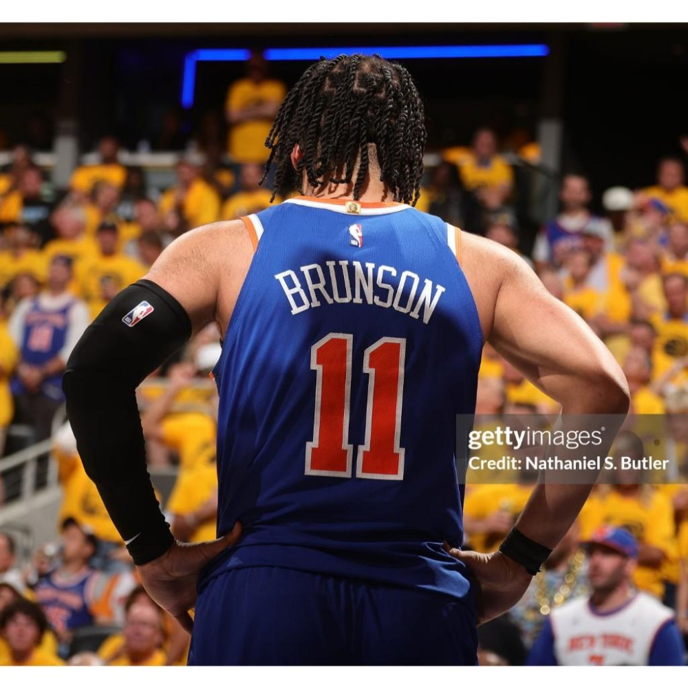 (全新現貨) Nike NBA 紐約尼克 Jalen Brunson 25/26 經典版 背號短T (Sz. M)-細節圖4