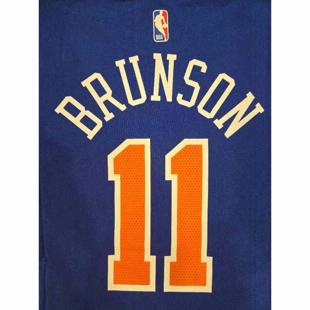 (全新現貨) Nike NBA 紐約尼克 Jalen Brunson 25/26 經典版 背號短T (Sz. M)-細節圖6