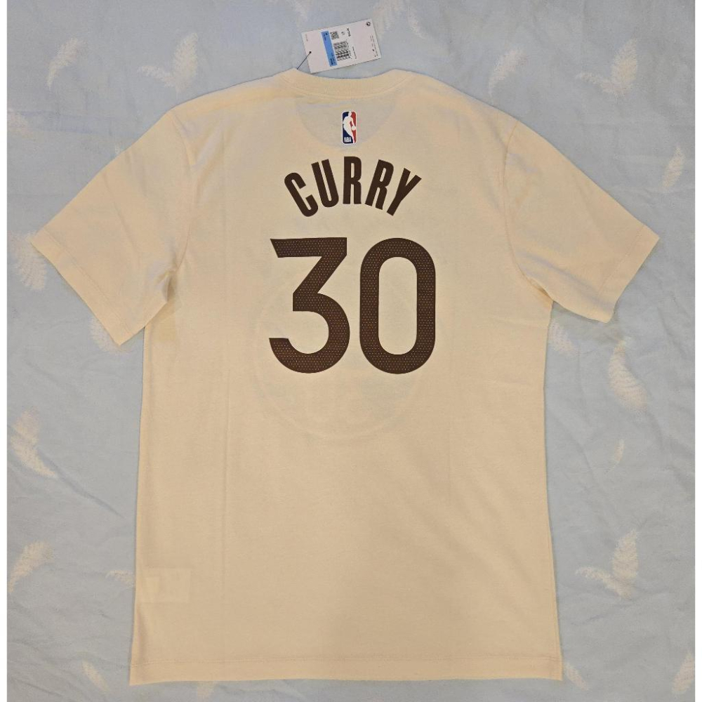 (全新現貨) Nike NBA 金州勇士 Stephen Curry 25/26 城市版 背號短T (Sz. M)-細節圖2