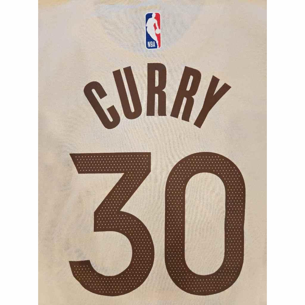 (全新現貨) Nike NBA 金州勇士 Stephen Curry 25/26 城市版 背號短T (Sz. M)-細節圖6