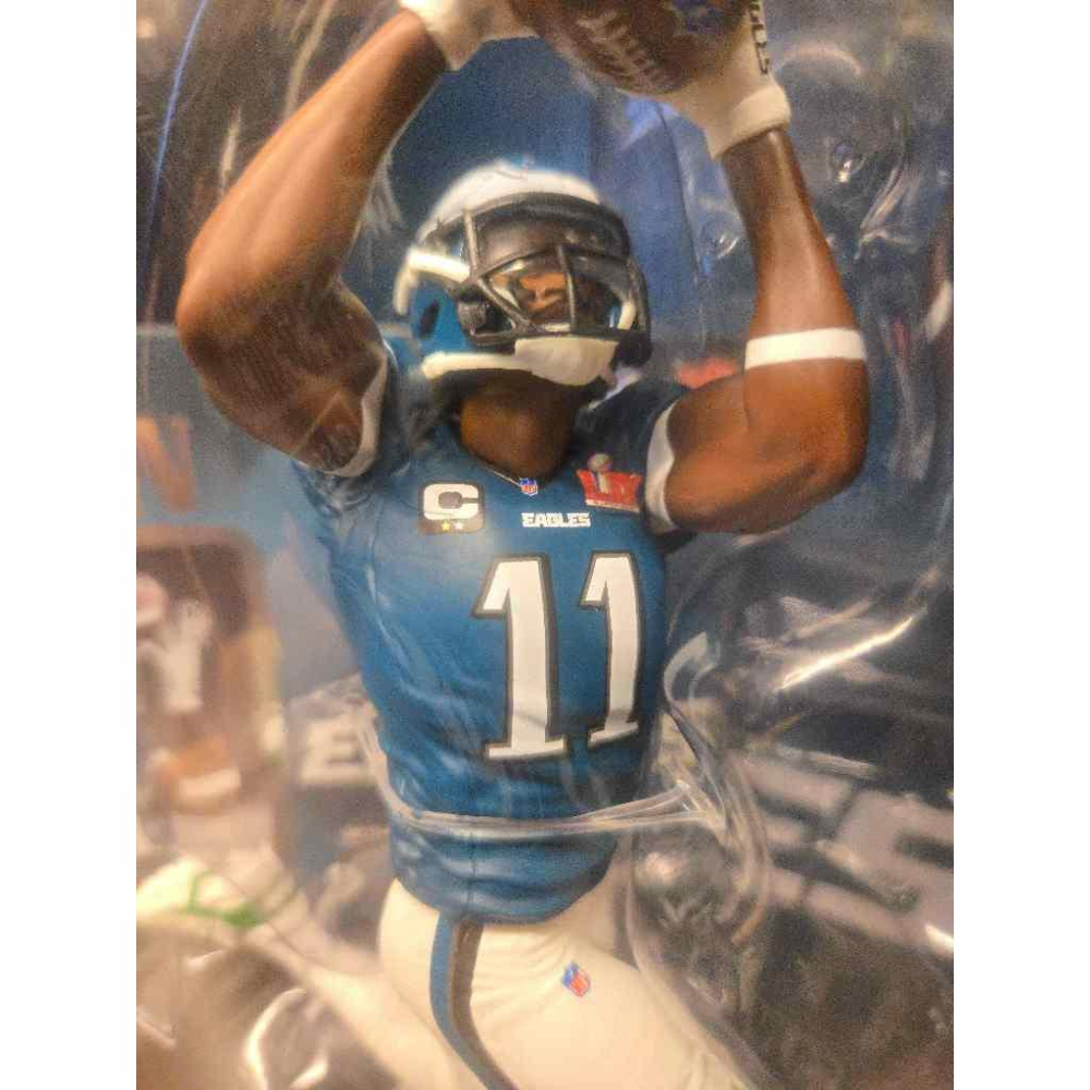 (新鮮現貨) 麥法蘭 NFL 2025 費城老鷹 A.J. Brown 超級盃 LIX 綠衣普版 (非 NBA MLB)-細節圖6