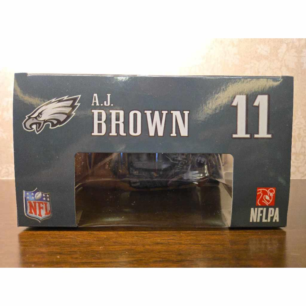 (新鮮現貨) 麥法蘭 NFL 2025 費城老鷹 A.J. Brown 超級盃 LIX 綠衣普版 (非 NBA MLB)-細節圖8