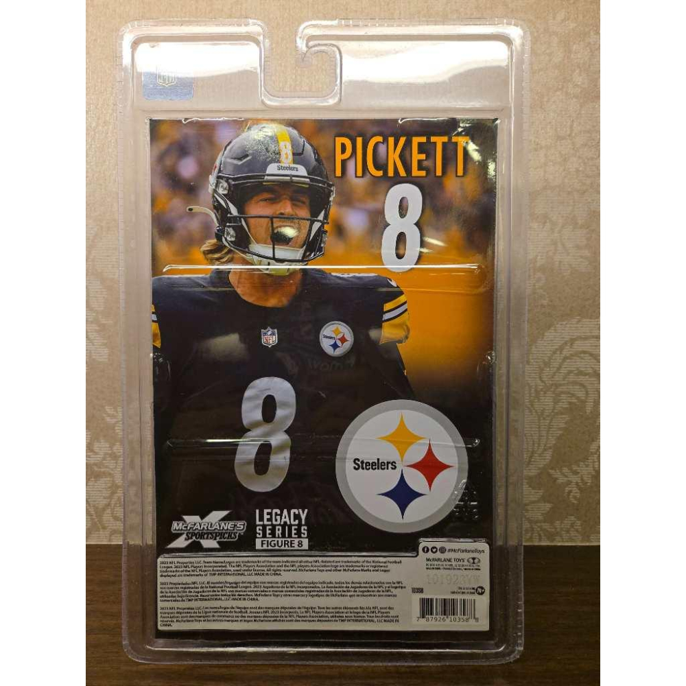 (新鮮現貨) 麥法蘭 NFL 2023 匹茲堡鋼人 Kenny Pickett「 白衣限定版」(非 NBA MLB)-細節圖7