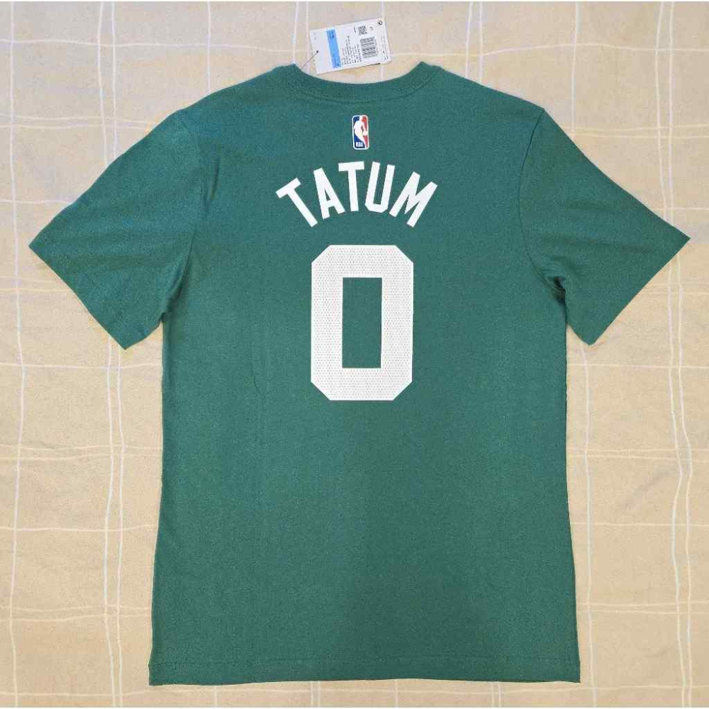 (新鮮現貨) Nike NBA 波士頓塞爾提克 Jayson Tatum 24/25 經典版 背號短T (Sz. M)-細節圖2