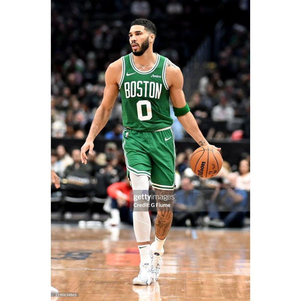 (新鮮現貨) Nike NBA 波士頓塞爾提克 Jayson Tatum 24/25 經典版 背號短T (Sz. M)-細節圖3