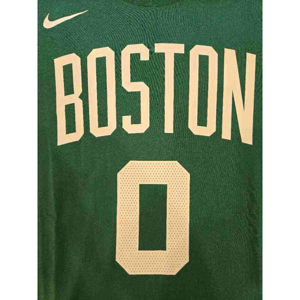 (新鮮現貨) Nike NBA 波士頓塞爾提克 Jayson Tatum 24/25 經典版 背號短T (Sz. M)-細節圖5