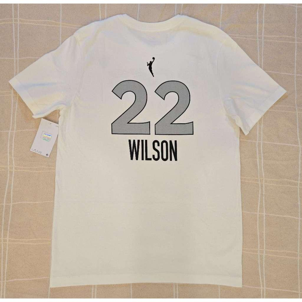 (全新現貨) Nike WNBA 拉斯維加斯王牌 A＇ja Wilson 2025 女英雄版 背號短T (Sz. M)-細節圖2