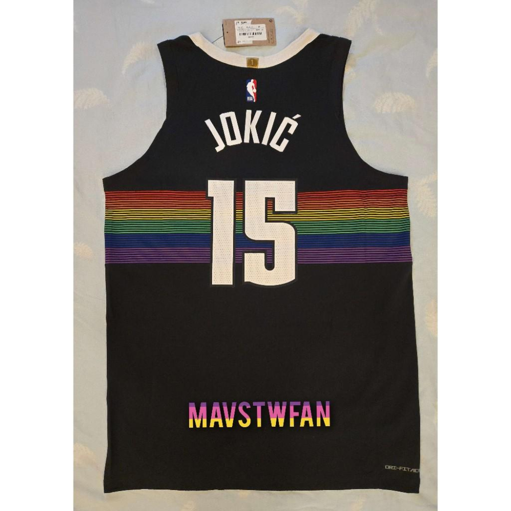 (全新現貨) Nike 丹佛金塊 Nikola Jokic 25/26 城市版 AU 球衣 (L 48，原生贊助標)-細節圖2