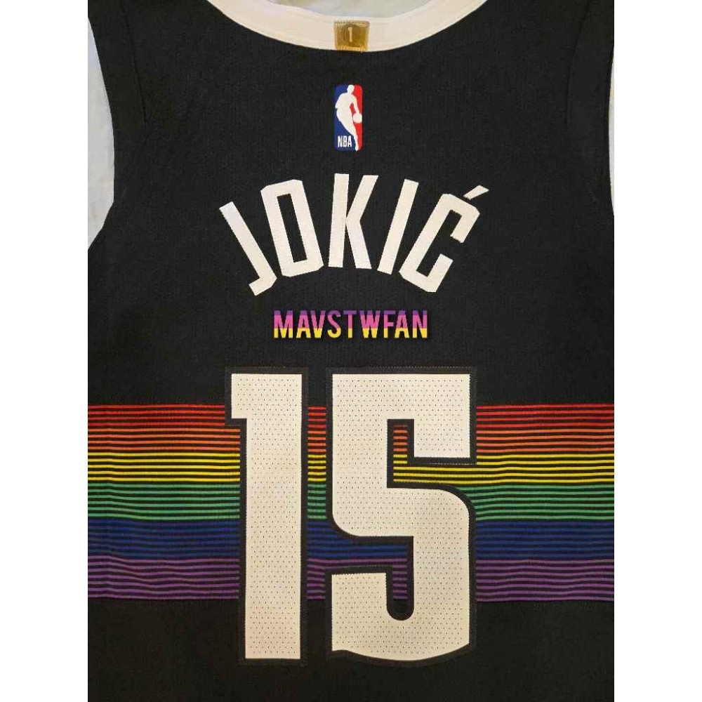(全新現貨) Nike 丹佛金塊 Nikola Jokic 25/26 城市版 AU 球衣 (L 48，原生贊助標)-細節圖4
