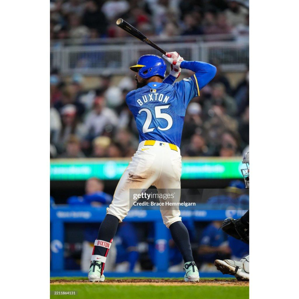 (全新現貨) Nike MLB 明尼蘇達雙城 Byron Buxton 2025 城市版 背號短T (Sz.M)-細節圖4